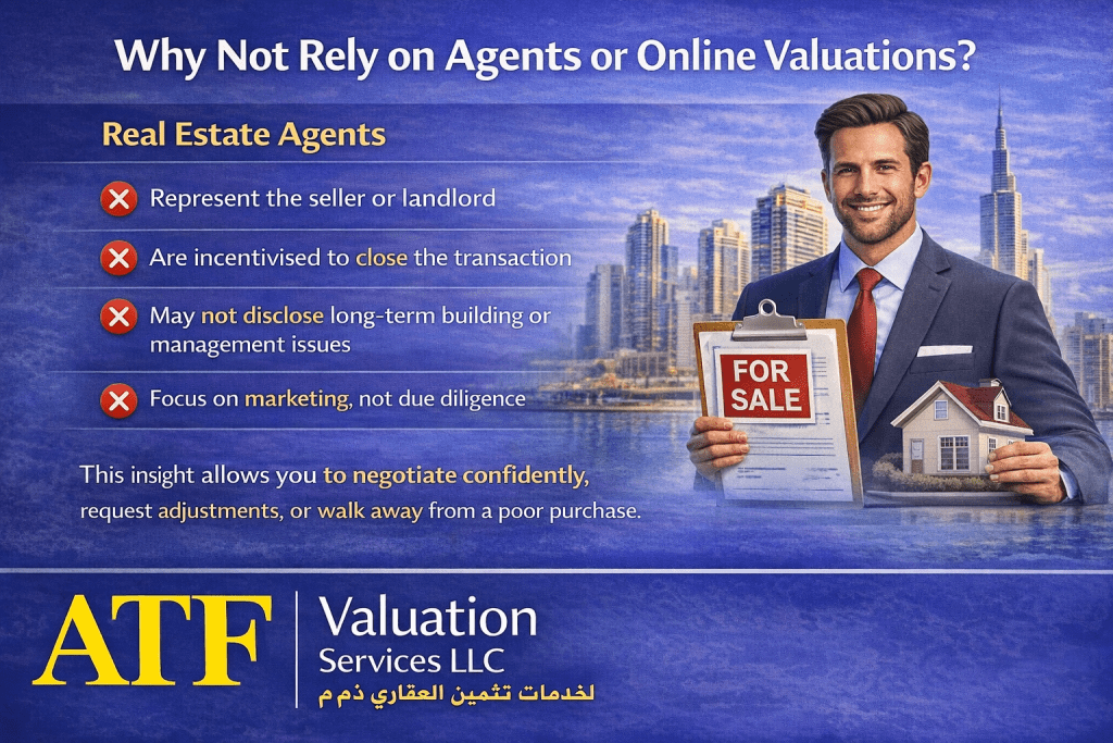 Independent property valuation report for end-user buyers purchasing residential property in Dubai